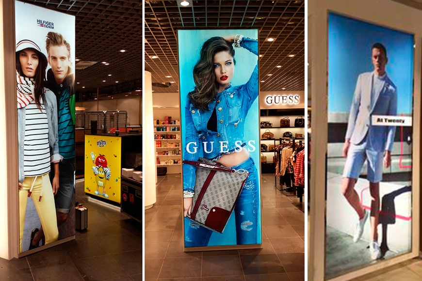 Rótulos luminosos mediante impresión en lienzo, ¿puede ser?