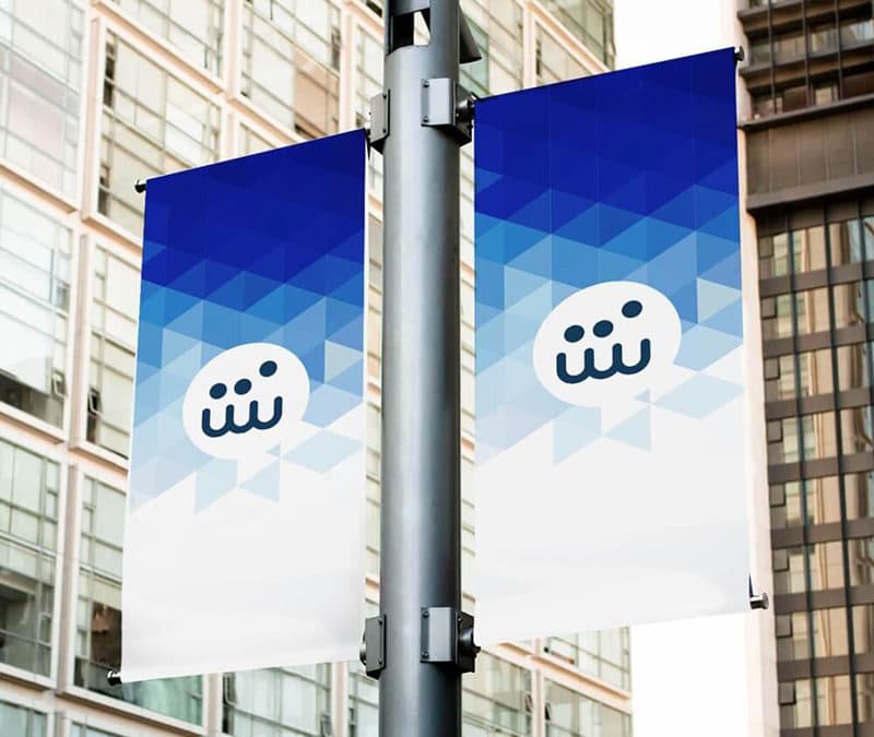 Lonas publicitarias por las dos caras