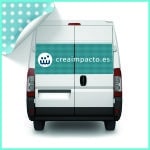 Rótulos para furgonetas de empresas - Ventana trasera - Microperforado