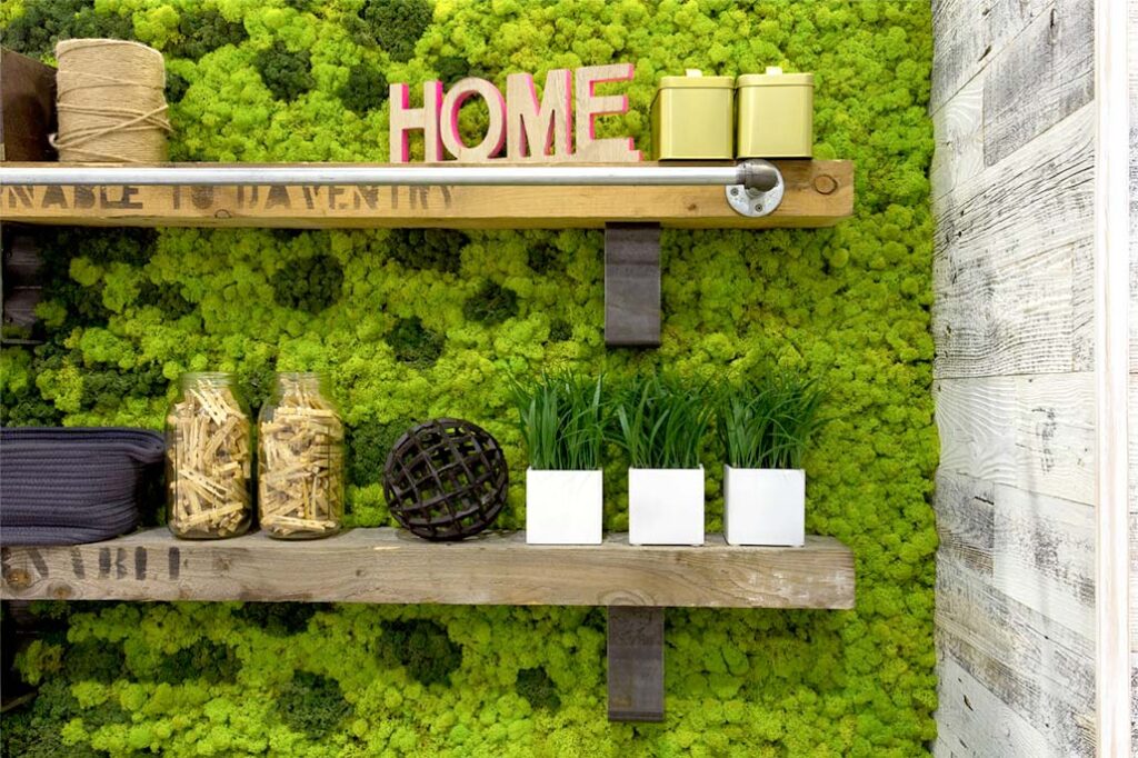 Decoración con letras de madera